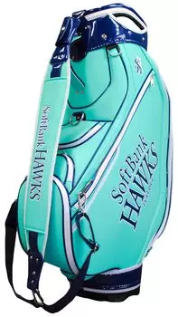 LEZAX Fukuoka Softbank Hawks Type Caddy Bag Hawk Festival 2023 Модель Изумрудно-зеленый 10.0 SBCB-3487