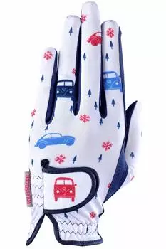 LEZAX Golf Gloves Volkswagen Golf Gloves for Both Hands Navy M Women s VWGL-9055