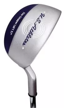 LEZAX Паттер Чиппер Стальной вал Лофт 37 градусов USAthletes USPT-6708 Угол серебряный