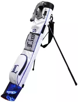 LEZAX Saitama Seibu Lions Round Stand Bag White SLCC-3433
