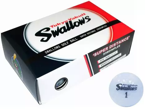 LEZAX Tokyo Yakult Swallows Golf Balls 6 Pieces Blue YSBA-3756