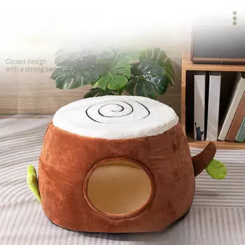 Лежак для кошек для использования в помещении, складное гнездо для домашних животных, укрытие для кошек и собак на открытом воздухе S