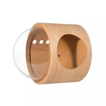 Лежак для кошек и собак Spaceship Gamma, подоконник, деревянное дерево, настенный, для кошек в помещении, аксессуары для кошек в стиле «сделай сам» 40cmX46cm