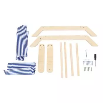 Лежак-гамак для кошек, дышащий, с когтеточкой, прочная конструкция, деревянный лежак для кошек