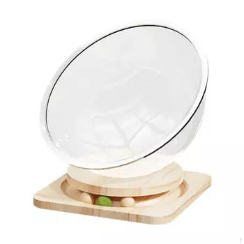 Лежак-капсула для кошек для мелких домашних животных с трекболами, идеальное гнездышко для сна для котят XL