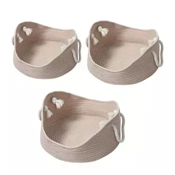 Лежак-корзина для кошек, лежак-гнездо для домашних животных, устойчивый к царапинам, износостойкий, для котят, плетеный, для кошек, будка для собак S