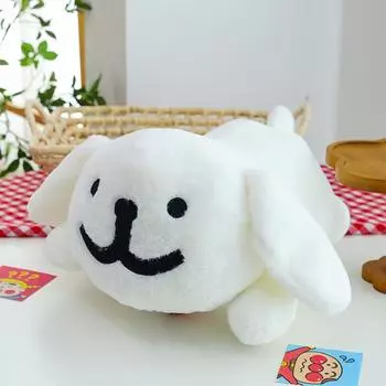 Лежащая линия щенок длинная подушка лежащая подушка декоративная подушка для сна кровать нога тряпичная кукла подушка плюшевая игрушка 35cm