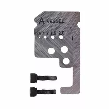 Лезвие для зачистки проводов VESSEL, одиночный провод, для 3000A WB001 серебряный