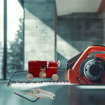 Лезвие для заточки цепной пилы Jig, легкая цепь красный