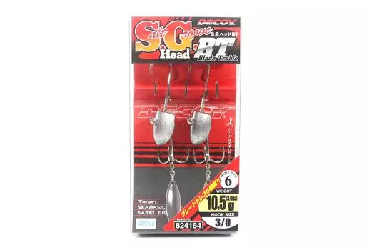 Лезвие джиг-головки Decoy SV-34BT Treble SG, размер 3/0, 10,5 грамм (4184)