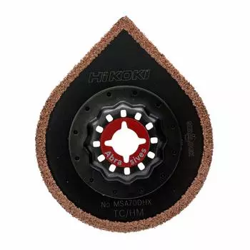 Лезвие HiKOKI для многофункционального инструмента STARLOCK типа MSA70DHX для затирки швов плитки и т. д.. 0037-0802