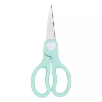 Лезвие из нержавеющей стали, детские ножницы для еды, ножницы с ручкой из полипропилена, кухонные принадлежности, аксессуары для детей зелёный