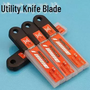 Лезвие ножа для резки обоев толщиной 0,4 мм, лезвие для ножа для резки обоев шириной 18 мм Utility Knife Blade