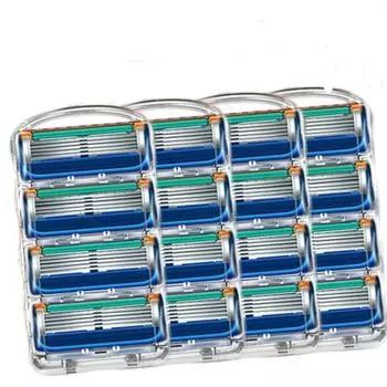Лезвие пятислойное бритвенное лезвие, совместимое с мужским уходом за лицом 4pcs