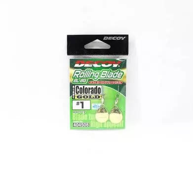 Лезвие приманки Ива BL-8G Золото размер 1 (4508)