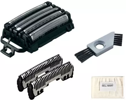 лезвие внутреннее лезвие чистящее бритвенное лезвие запасное лезвие внешнее лезвие ES9173 внутреннее лезвие ES9170 чистящая щетка чистящий карманный платок [Внешний и набор] Мужской + + + чёрный