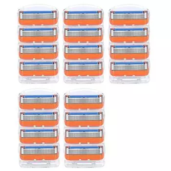 Лезвия для бритья для Fusione 5, кассеты для бритвы для лица, лезвие для прямой бритвы, чехол для бритья бороды, сменные головки для мужчин 1handle+4blades