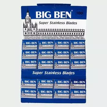 Лезвия для бритвы Big Ben 20 упаковок, 20 импортных одноразовых лезвий для бритвы,