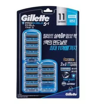 Лезвия для бритвы Gillette ProShield Chill 11шт.