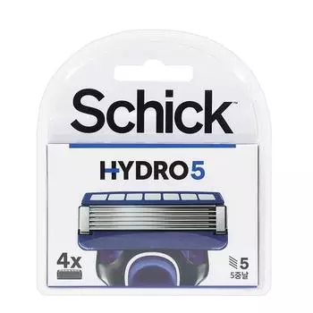 Лезвия для бритвы Schick Hydro 5 Basic, 4 шт., 1 шт., корейское лезвие для бритвы