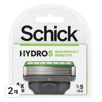 Лезвия для бритвы Schick Hydro 5 SkinProtect Sensitive, 4 упаковки, 2 шт., корейское лезвие для бритвы