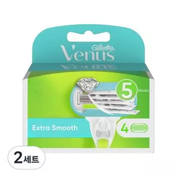 Лезвия для женской бритвы Gillette Venus Extrasmooth, 4 шт., 2 набора, корейские лезвия для бритвы