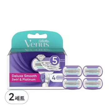 Лезвия для женской бритвы Gillette Venus Swirl, 4 шт., 2 набора, корейские лезвия для бритвы