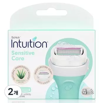 Лезвия для женской бритвы Intuition Sensitive Care Natural Aloe, 3 упаковки, 2 шт.