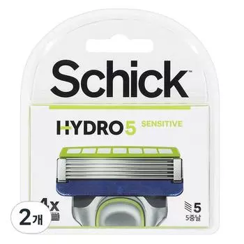 Лезвия Schick Hydro 5 Basic Sensitive для бритвы, 4 упаковки, 2 шт., корейские лезвия для бритвы