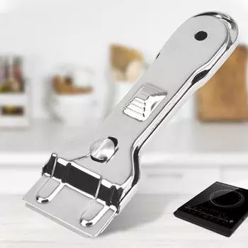 Лезвия скребка для варочной панели, клей для удаления льда, чистящая лопаточка, бритва, оконный зазор, стеклокерамические гаджеты для дома, лопаточка, очиститель кухонной варочной панели