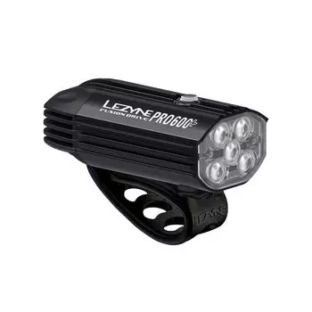 LEZYNE Bicycle Front Light Fusion Drive Pro 600 Lumens Satin Black FUSION DRIVE PRO USB C Charging IPX7 Waterproof 600+ []