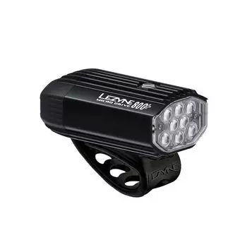 LEZYNE Bicycle Front Light Micro Drive 800 Lumens Satin Black MICRO DRIVE USB C Charging IPX7 Waterproof 800+ []