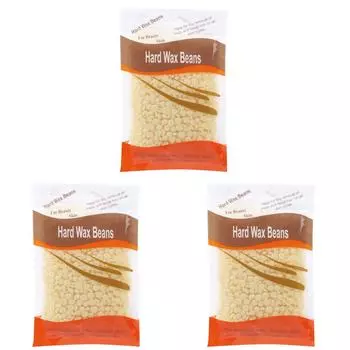 LF # 100 г твердые восковые бобы для депиляции твердые восковые бобы для тела для мужчин и женщин (Кремовый цвет)