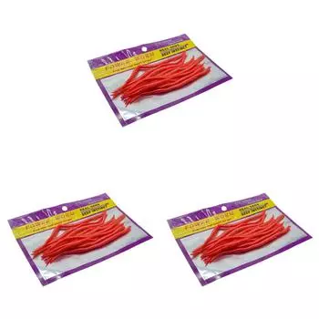 LF # 10 шт./лот 135 мм искусственные морские черви мягкие червячные приманки рыболовная приманка (красный)