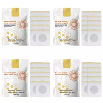 LF # 10 шт./пакет лимфодренажных пластырей с пчелиным ядом для лимфодренажной детоксикации