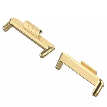 LF# 1 пара металлических разъемов 20 мм для смарт-часов Huawei Watch Fit 3 (Золото)