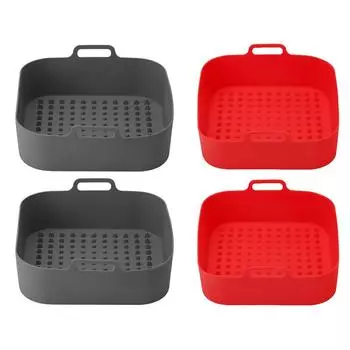 LF # 2 шт. силиконовая пластина для фритюрницы водонепроницаемый лоток для фритюрницы для домашней кухни Coo Grey