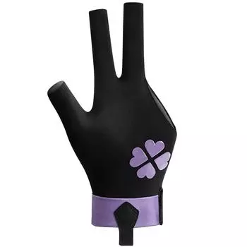 LF# 3 Finger Snooker Gloves Non Slip Left Hand Billiards Glove for Men Women(Pur