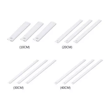 LF# 3 шт. Датчик движения для шкафа, съемная магнитная умная лампа для дома 20cm-3pcs