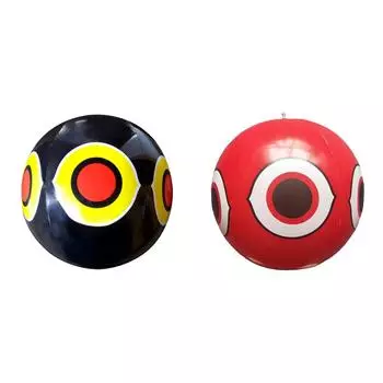 LF # 40 см надувной отпугиватель птиц отпугивающие воздушные шары для глаз (черный)