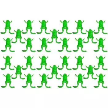 LF # 5 шт. Мягкая приманка в виде лягушки 10 г Плавающая приманка в виде лягушки на ножках для ловли окуня (Гре