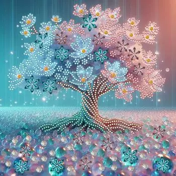 LF# 5D DIY Частичный набор для алмазной живописи со специальной формой сверла Украшение дерева CX081