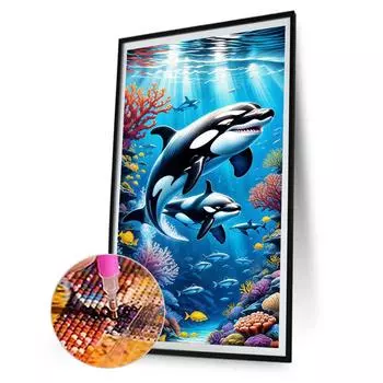 LF# 5D DIY Полный Круглый Дрель Алмазная Картина Кит Набор Домашний Декор Искусство Ремесло 45x7