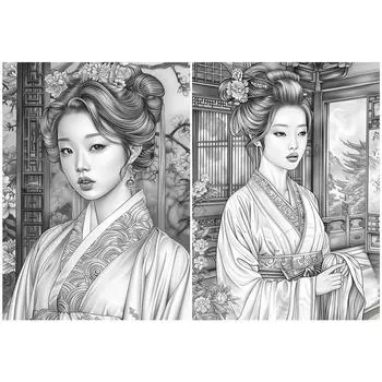 LF# 5D DIY Полный Круглый Дрель Алмазная Картина Девочка Набор Домашний Декор Искусство Ремесло E3716