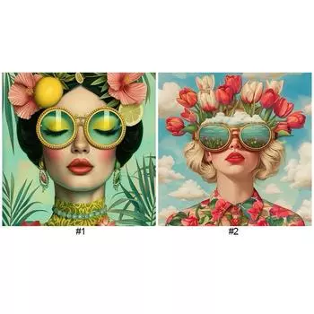 LF# 5D DIY Полный Круглый Дрель Алмазная Картина Девочка Набор Домашний Декор Искусство Ремесло w3990
