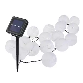 LF# 8 режимов сказочных огней с низким энергопотреблением солнечная светодиодная лампа для сада D 3.5m 10LEDs белый