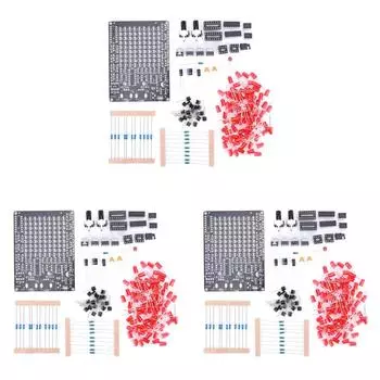 LF# CHA-81 Светодиодный трековый светильник DIY Kits USB/батарея блок питания 9x9 точечная матрица B