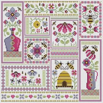 LF# Частичная вышивка Эко-хлопковая нить 14CT Набор для вышивки крестом с изображением животных RA675