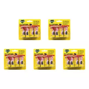 LF # Fly Strips Сильная клейкая липкая ловушка для фруктовых мух для домашней кухни (розовый)