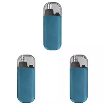 LF# Электрический триммер для волос в носу с двойными лезвиями, безболезненная бритва для ухода за лицом (кипа